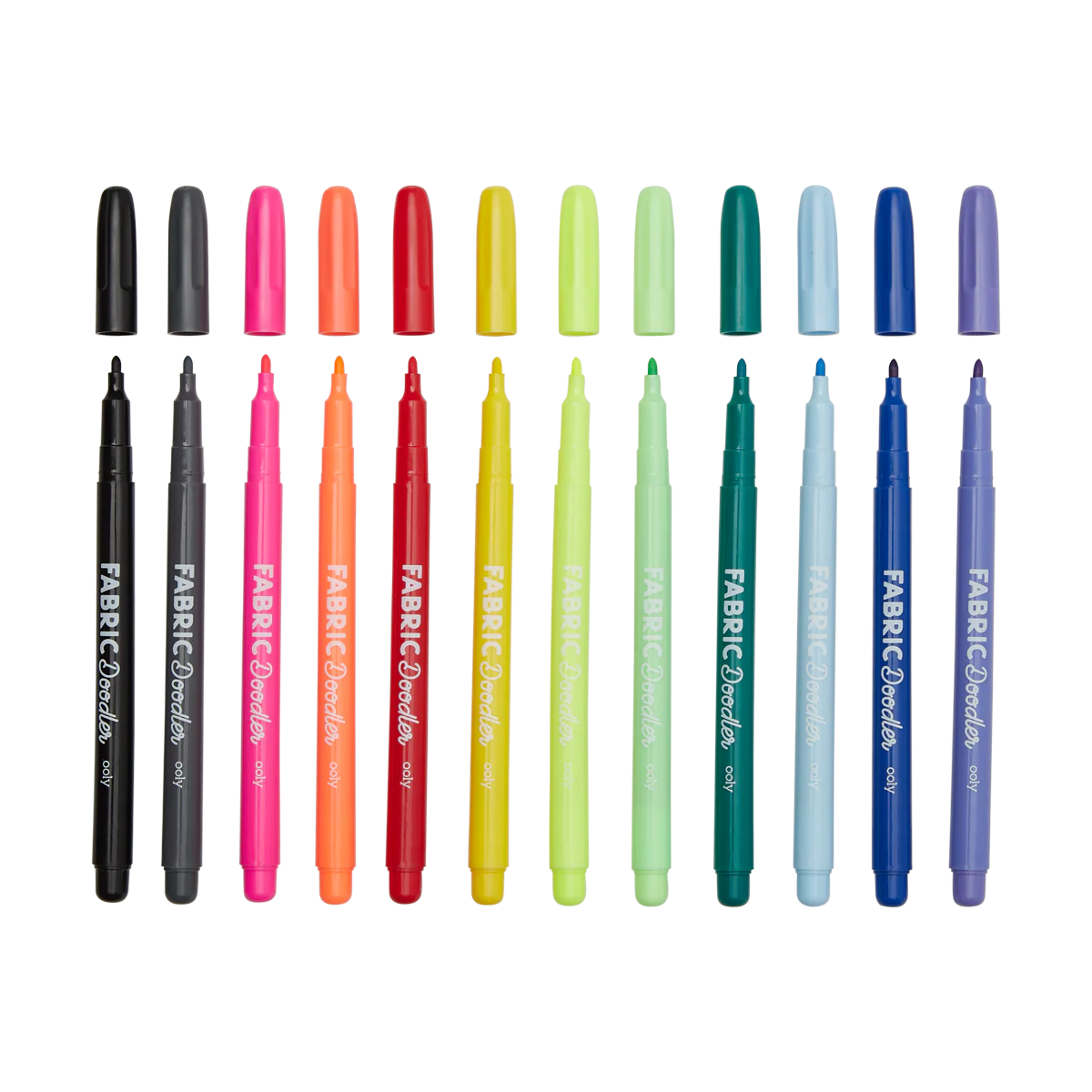 Fabric Doodlers Markers - Set of 12