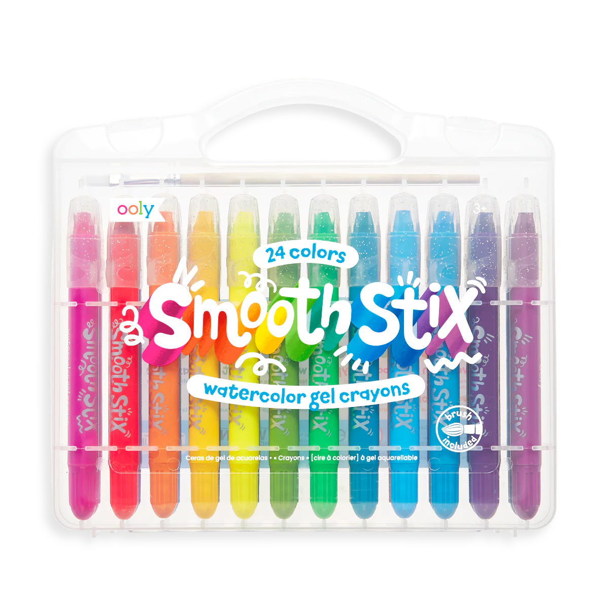 Smooth Stix Watercolor Gel Crayons - Set of 24