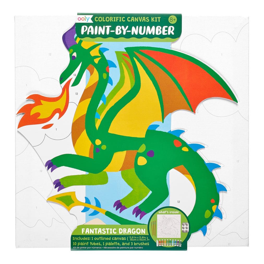 Canvas Paint By Number - Fantastic Dragon