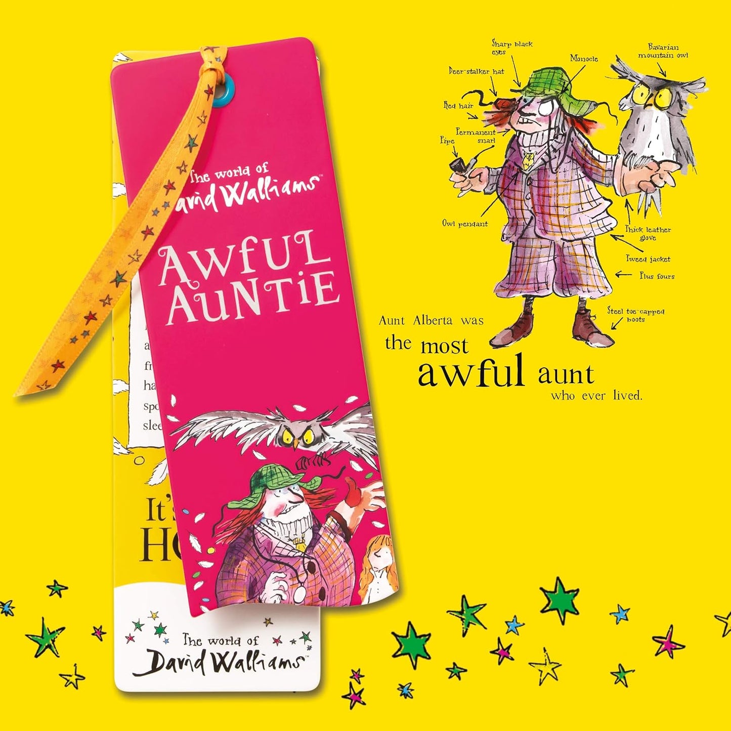 David Walliams Bookmarks - Awful Auntie