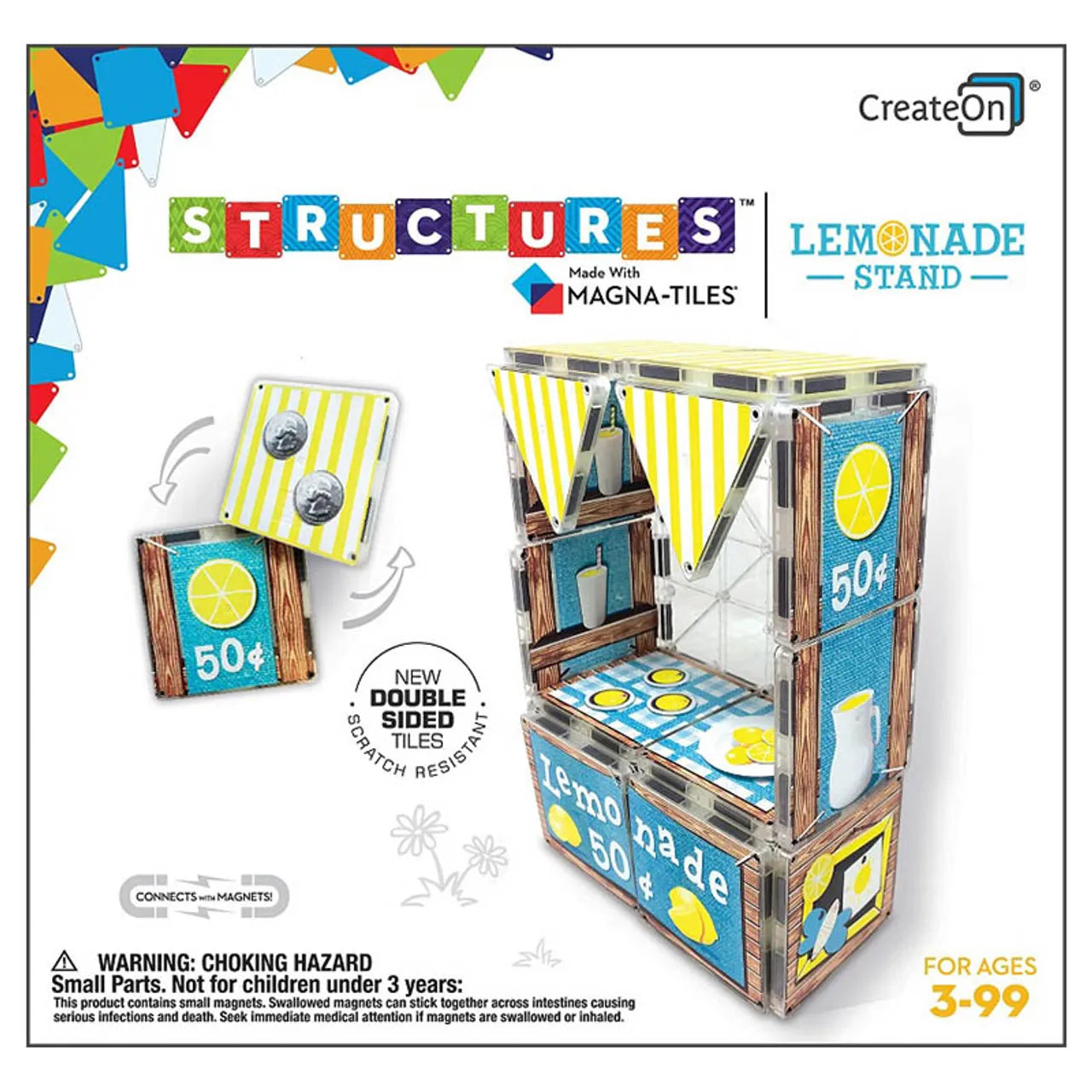 Magna-Tiles® Structures Dollars and Cents: Lemonade Stand