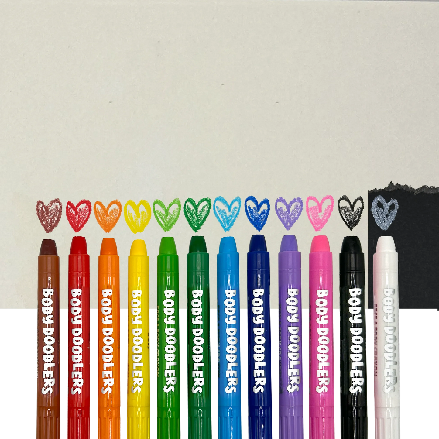 Body Doodlers: Face & Body Crayons (Set of 12)