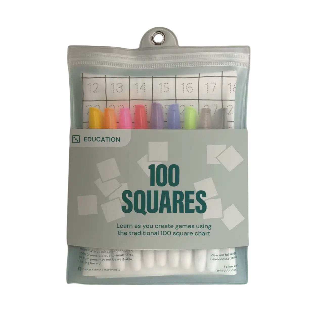 Reusable Silicone Mat- 100 Squares