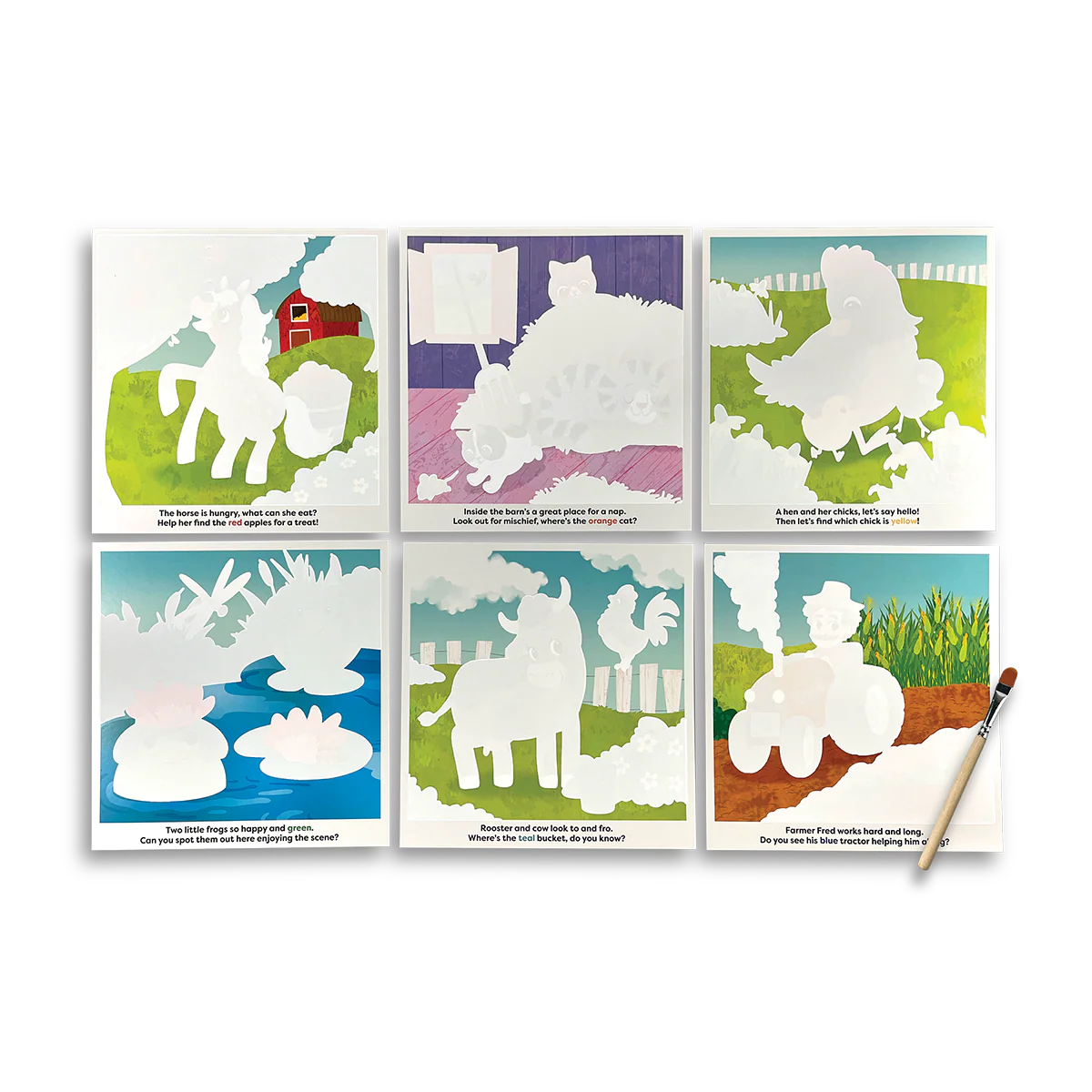 Water Amaze Water Reveal Boards - On The Farm