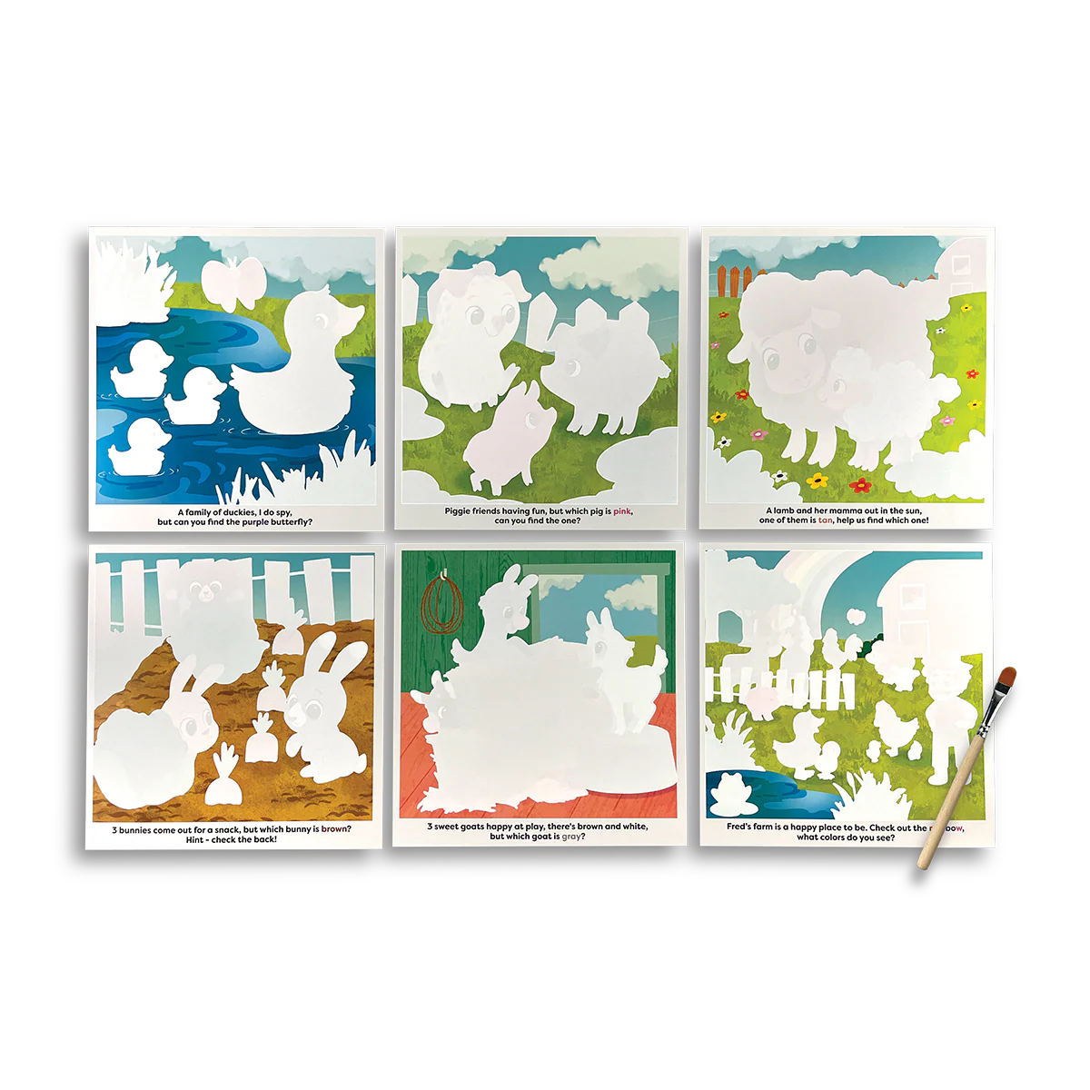 Water Amaze Water Reveal Boards - On The Farm