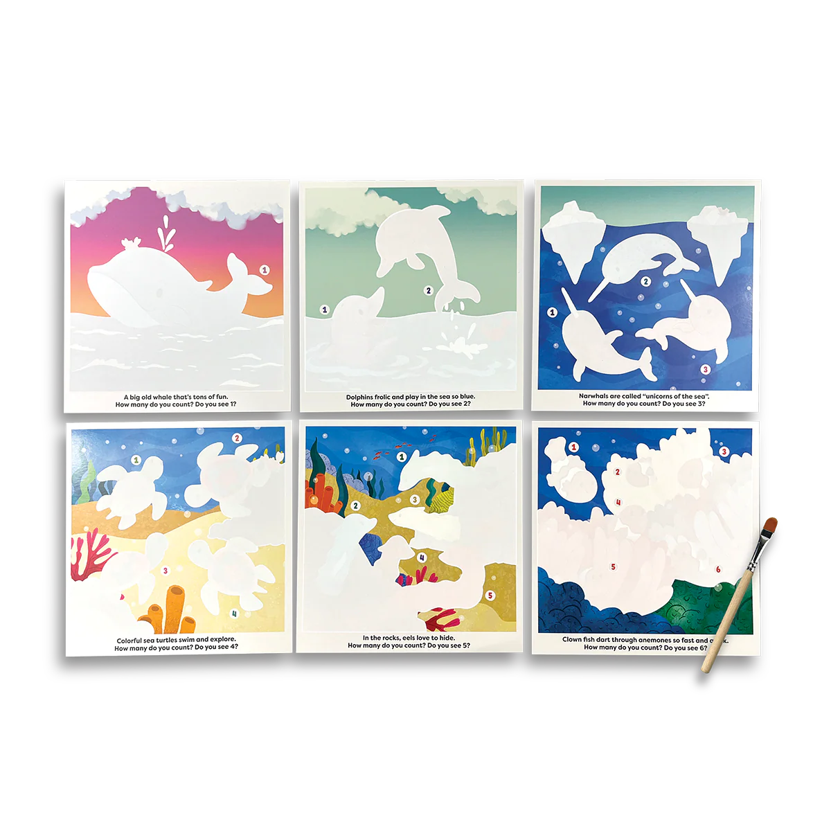 Water amaze water reveal boards - Under the sea