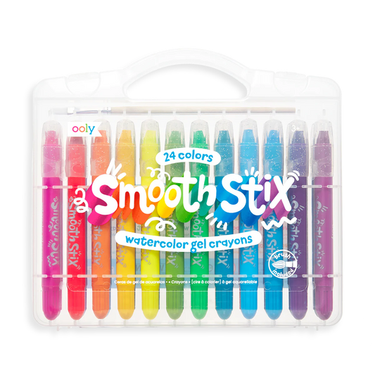 Smooth Stix Watercolor Gel Crayons - Set of 24