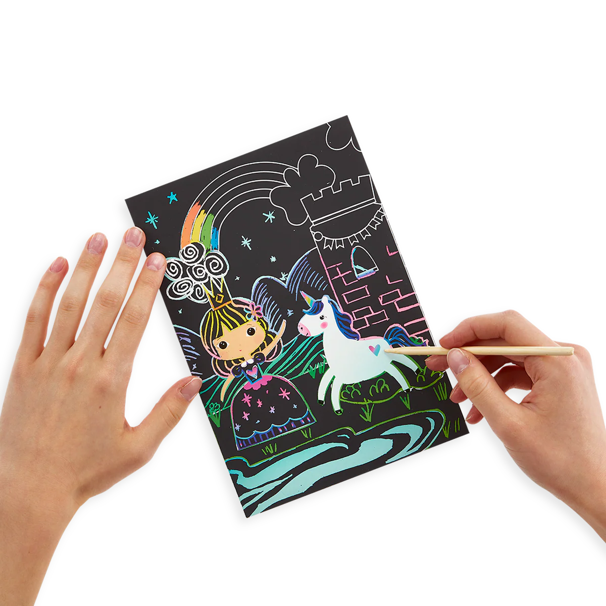Princess Garden Scratch and Scribble Scratch Art Kit