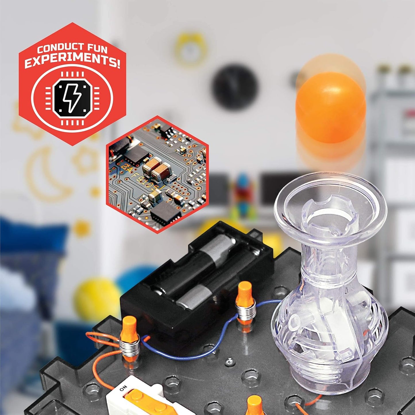 Discovery #Mindblown Action Circuitry Floating Ball Experiment