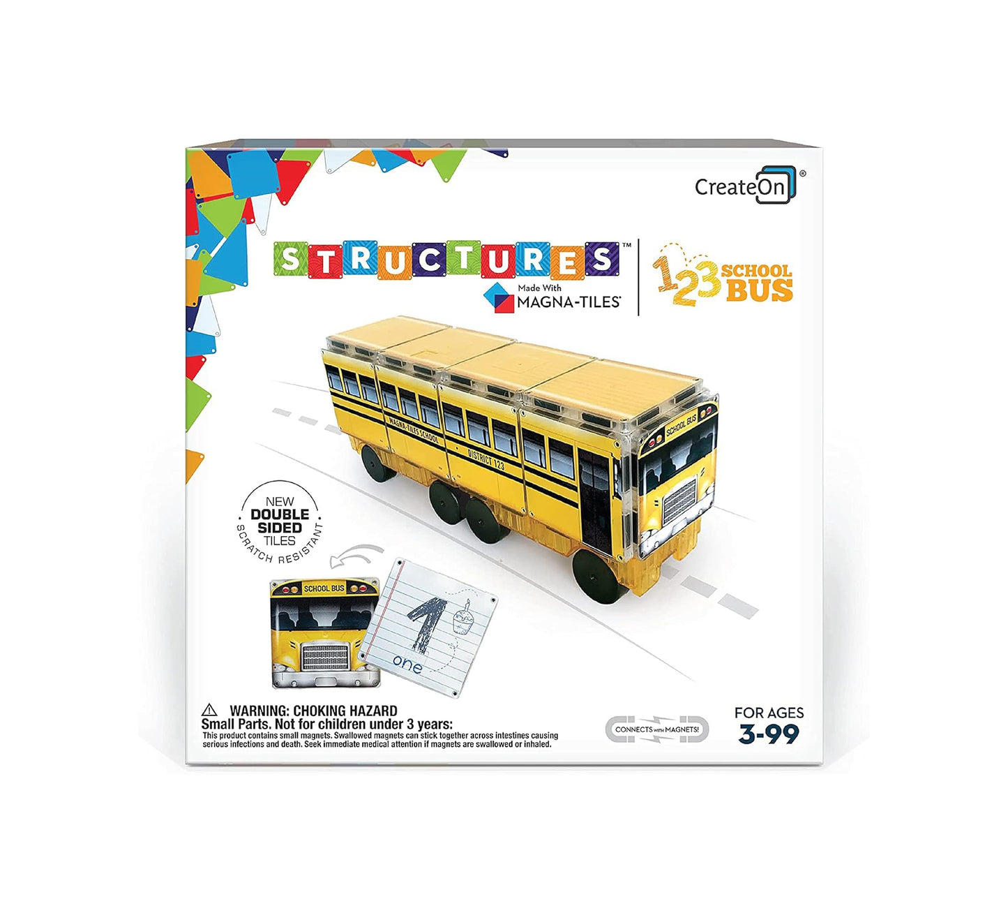 magnet markise bus Magna-Tiles® 123 School Bus – PSM Shop Kuwait