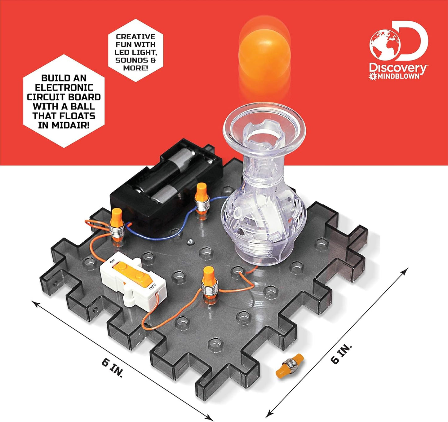 Discovery #Mindblown Action Circuitry Floating Ball Experiment