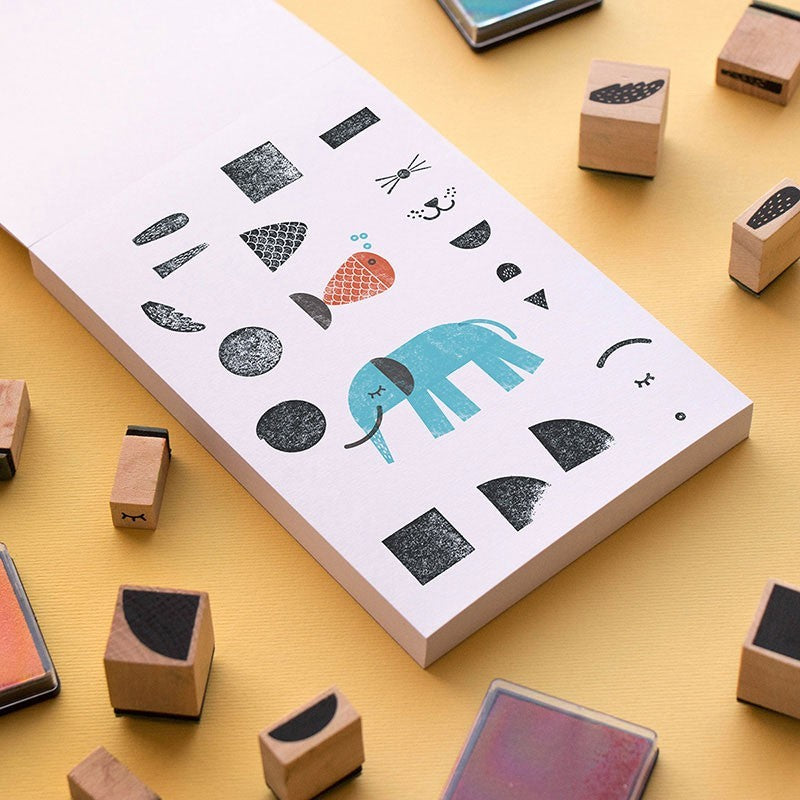 BAM! ANIMALS – Activity with Wooden Stamps by Londji