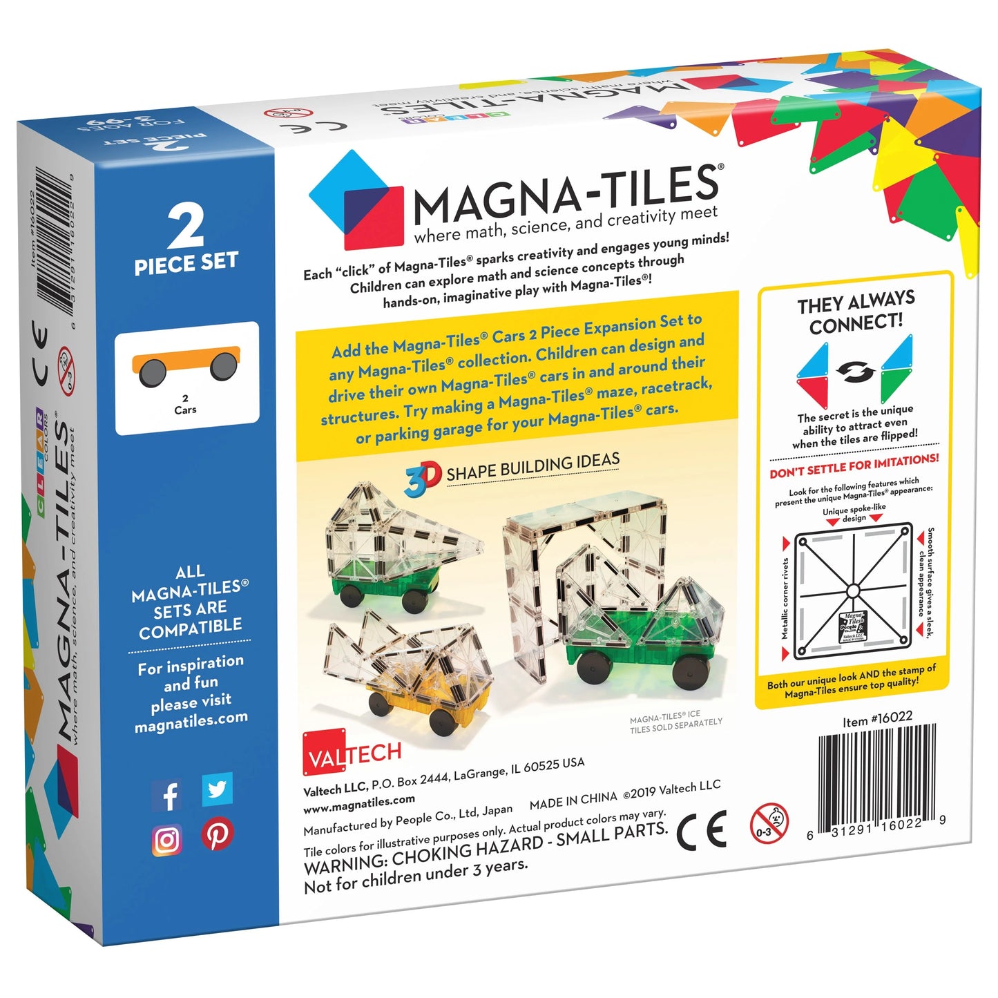 Magna-Tiles® Car Expansion Set