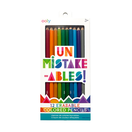 Un-Mistakeables! Erasable Colored Pencils - Set of 12