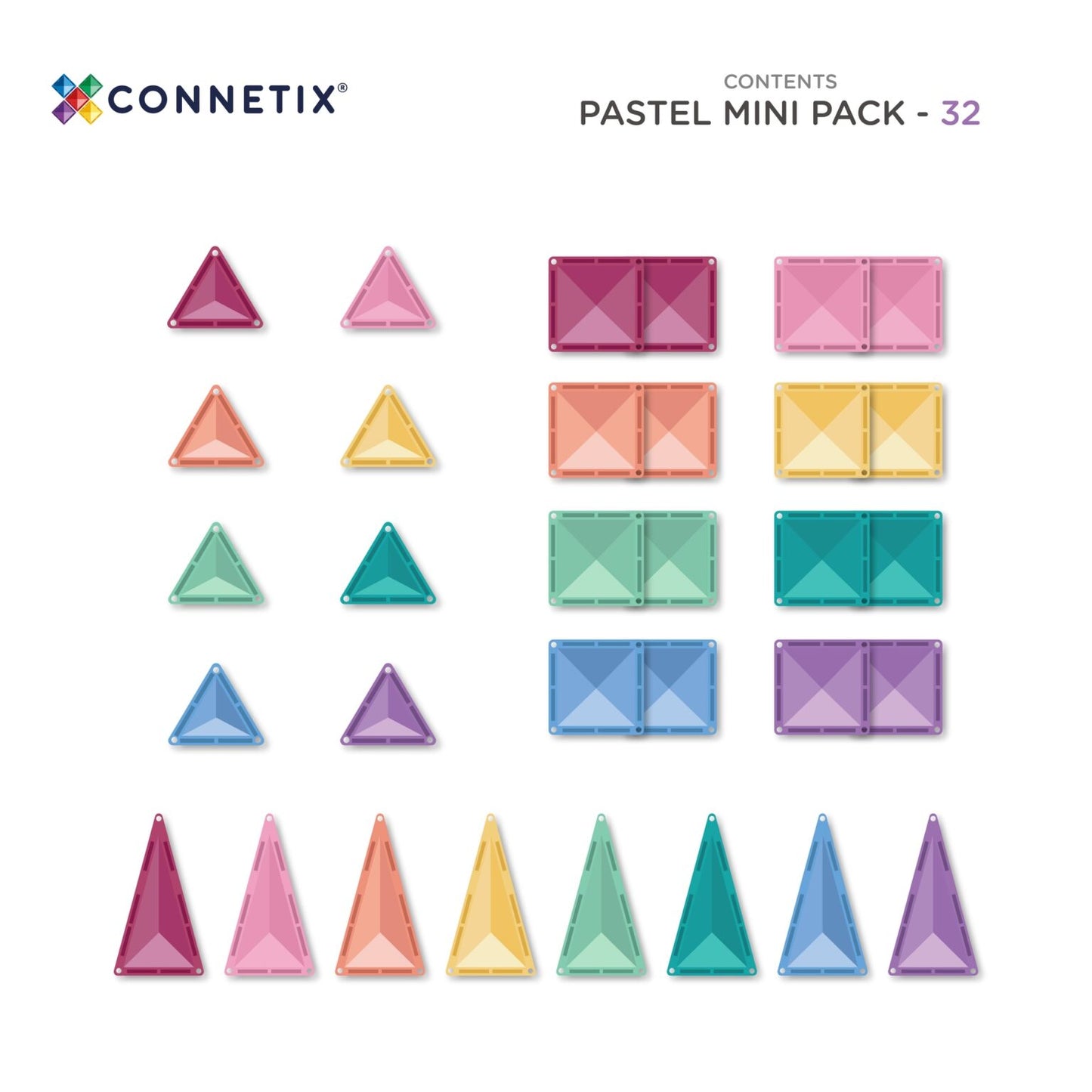 32 pc Pastel Mini Pack by Connectix