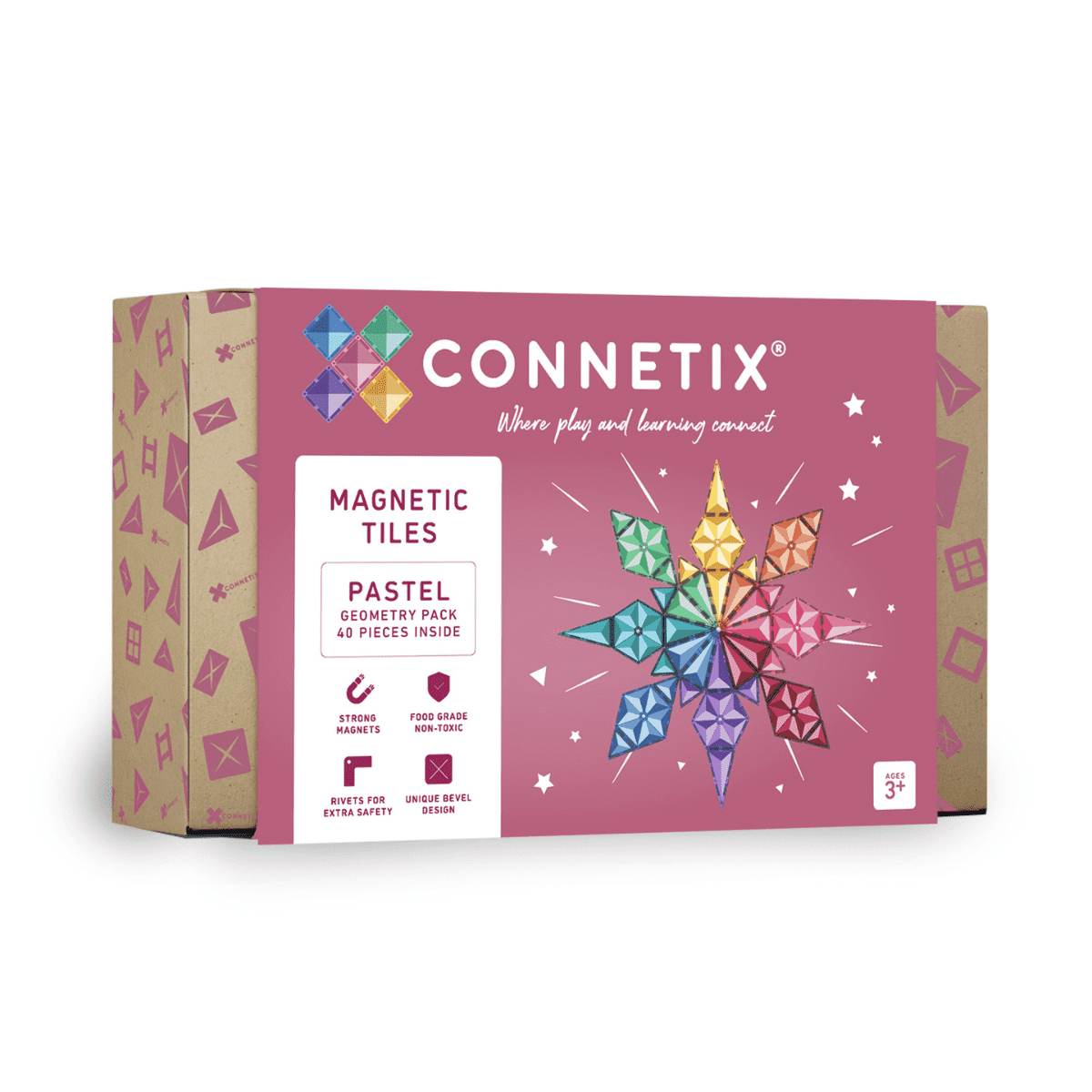 Pastel Geometry Pack 40 pc by Connectix